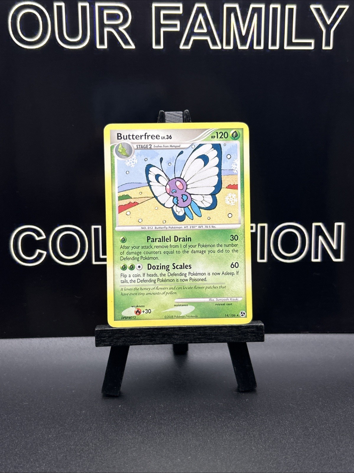 Butterfree 14/106 Great Encounters Regular Rare Trading Pokemon Card