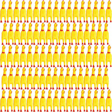 150 Pcs 6.3 Inch Rubber Chicken Squeaky Toys Bulk, Mini Funny Screaming Chicken