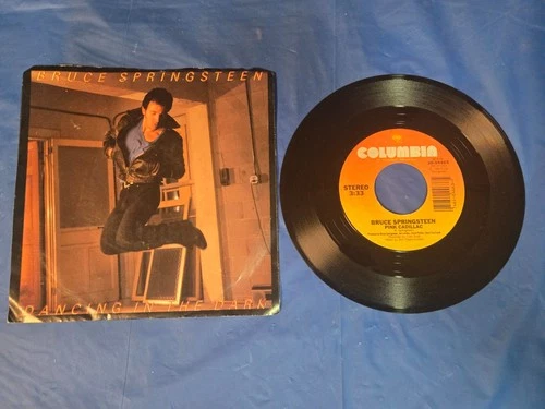 BRUCE SPRINGSTEEN - DANCING IN THE DARK / PINK CADILLAC - 7" VINYL SINGLE