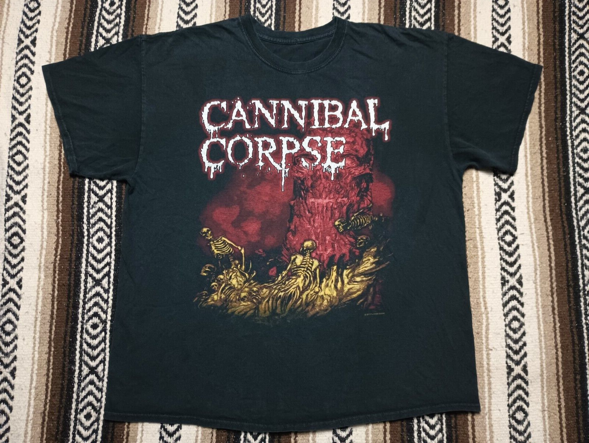 Cannibal Corpse T Shirt 2015 XL Behemoth Deicide Black Death Metal
