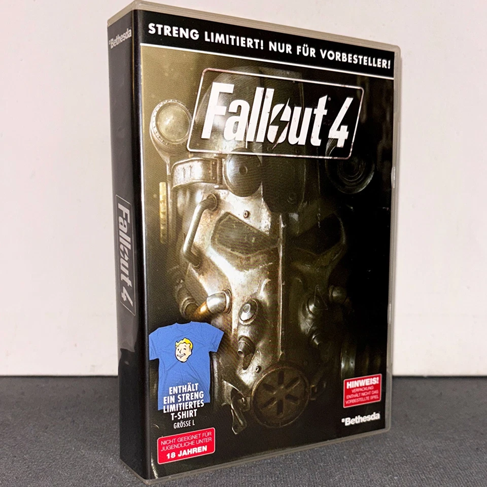 Leerbox Fallout 4 Vorbesteller Box enthielt T-Shirt Preorder Box Germany rare - Bild 2 von 4