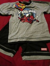 Marvel Comics Spiderman 2-piece Shorts and T shirt Set Boys Size 6