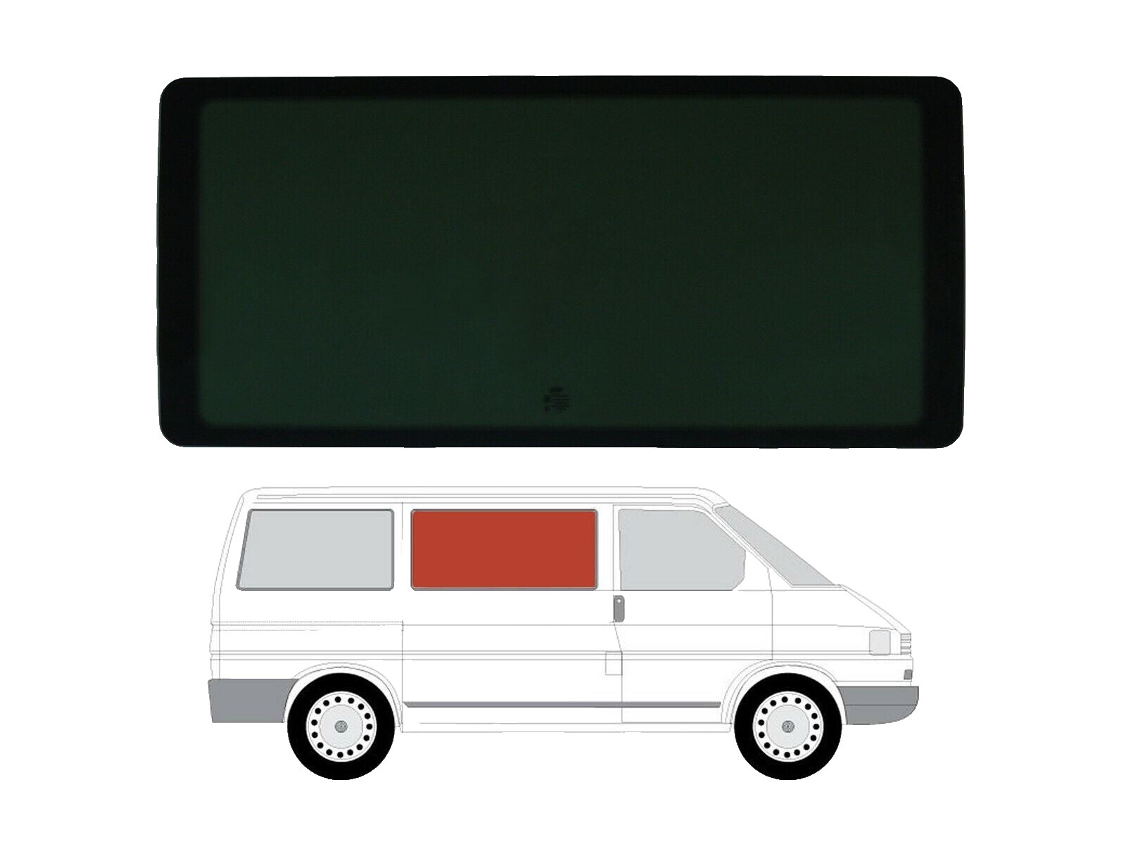 Van Demon Side Window Set for VW Transporter T4 (90-03) Left Van Demon Side Window Set for VW Transporter T4 (90-03) Left