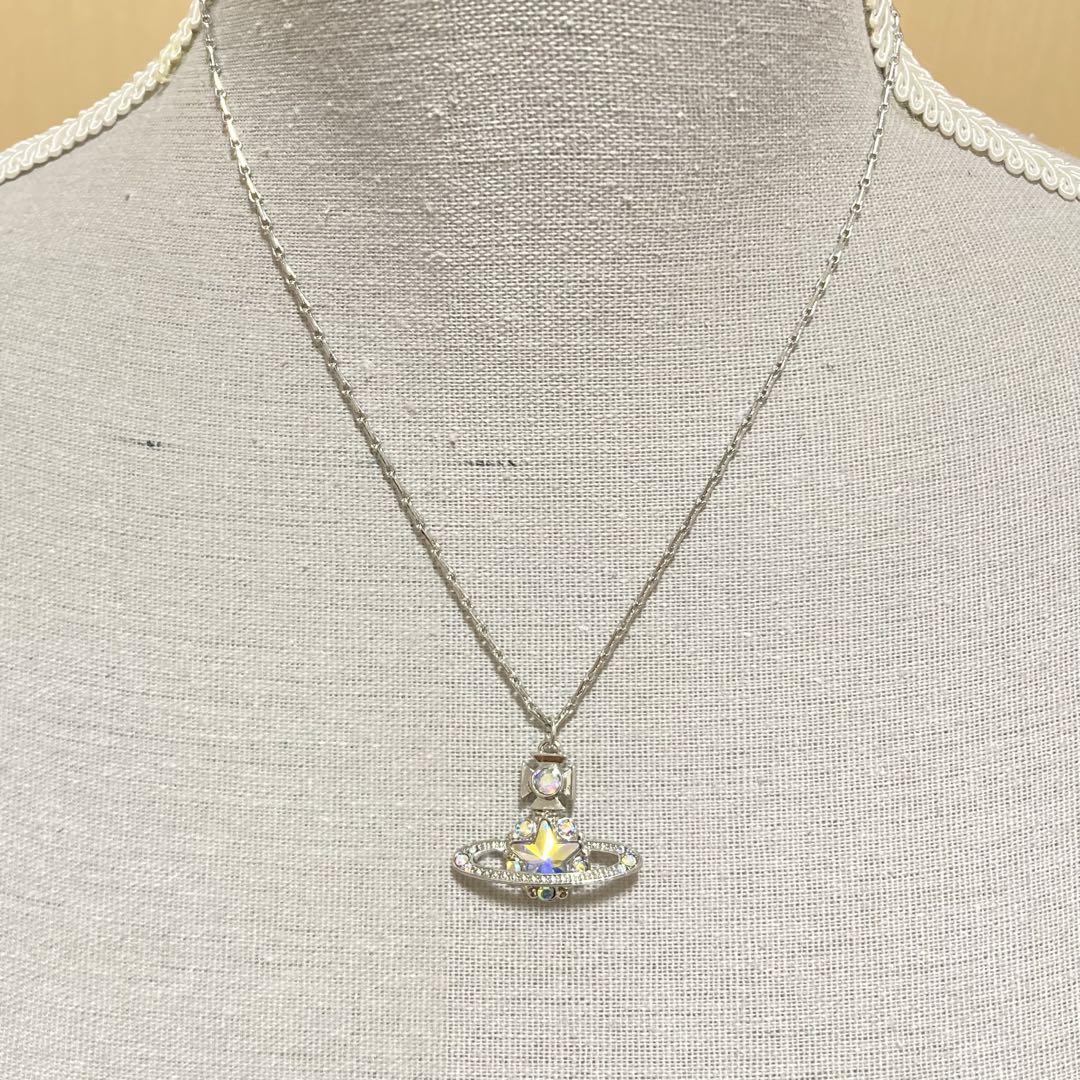 本日のみ値下げ！Vivienne Westwood 衛星チャーム Vivienne Westwood Necklace Metal Crystal 63020097-S001 From