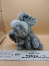 DAKIN Vintage 1981 GRAY ELEPHANT 6 Inch Plush USED Great Condition