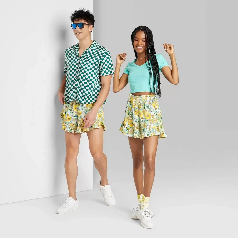 wild fable floral shorts