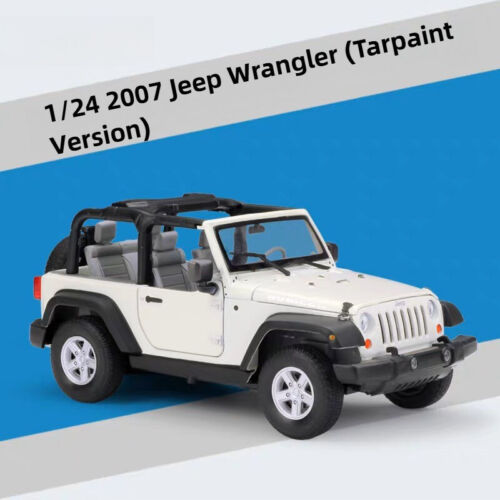 1:24 Scale 2007 Jeep Wrangler (Tarpaint Version) Car Model Toys Ornament GIFT - Picture 12 of 13