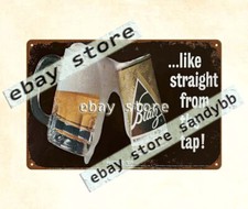 Beer drink brewery wall decor metal tin sign plaque rustic tavern pubsdecor