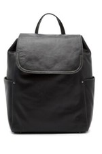 Frye Womens Olivia Black Leather Backpack X1001