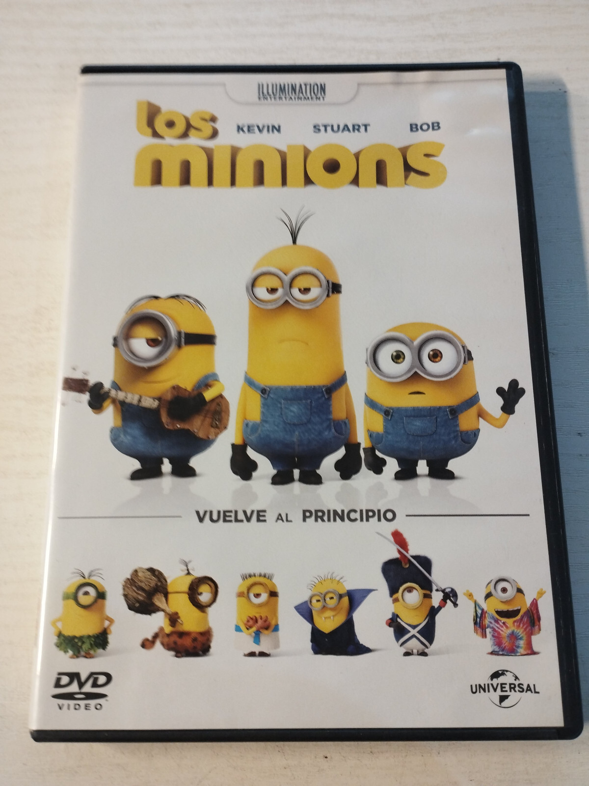 The Minions Kevin Stuart Bob Gru - DVD + Extras Spanish English Region 2