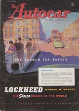 Autocar magazine 9 July 1954 featuring Fiat 8V road test