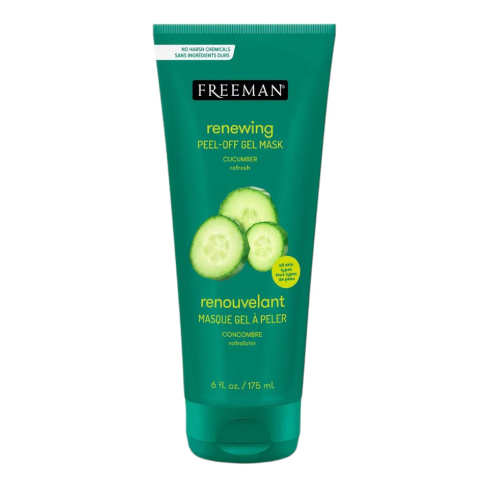 Freeman Cucumber Peel-Off Gel Mask 2 x 175ml – Refreshing & Clarifying Skin Care - Image 2 of 4