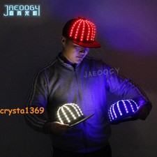 LED Hat Cap Light Flash Party Glow Festival Neon Glowing Rave Punk HipHop Street