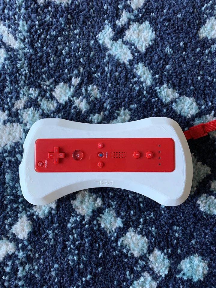 Nintendo Wii Remote Wiimote Racing Pad Grip Controller Handle Ergonomic Wheel - Image 3 of 4