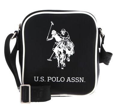 U.S. POLO ASSN. Morny Crossbody Bag Umhängetasche Tasche Black schwarz weiß