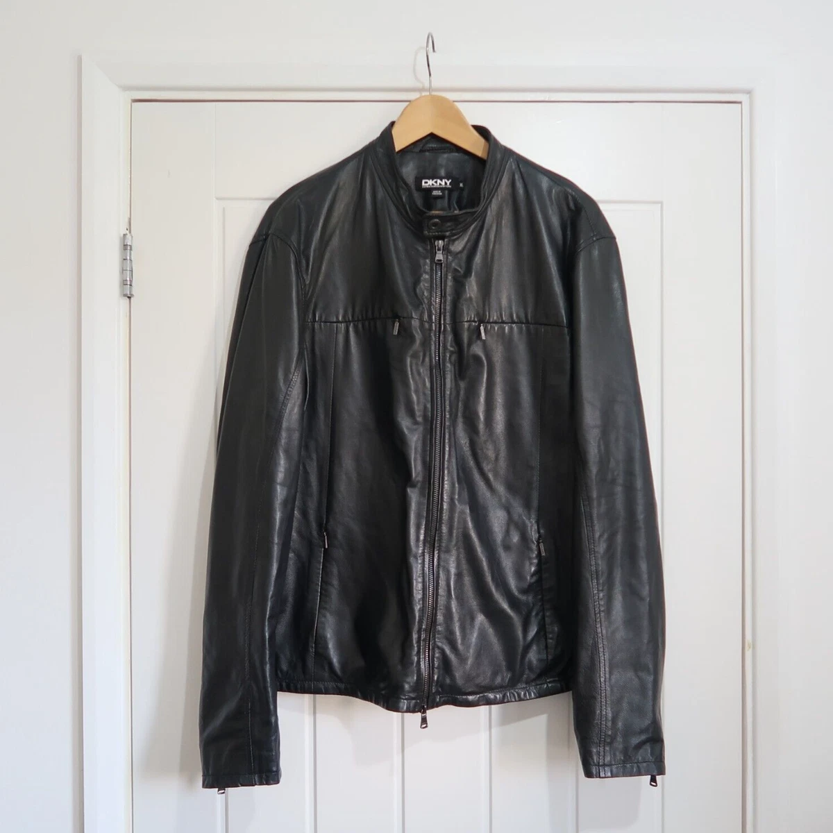 DKNY Leather Outer Shell Coats, Jackets & Vests for Men for Sale