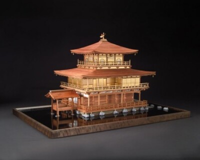 KOBAYASHI KOGEI Kinkakuji Temple Yakusugi 1/50 Wooden kit New JP /Made in Japan
