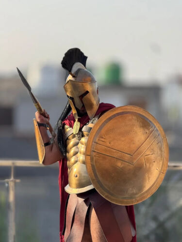 Spartan King Leonidas 300 Movie Full Costume- Knight Spartan Full Body Armor Set