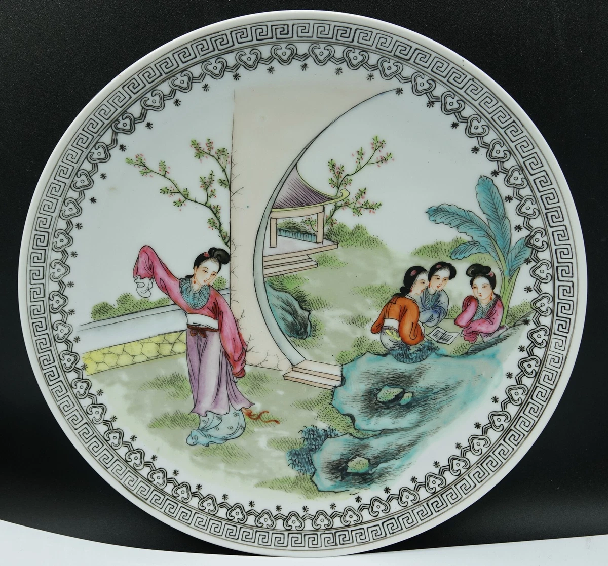 多色1940 年后中国风盘子| eBay