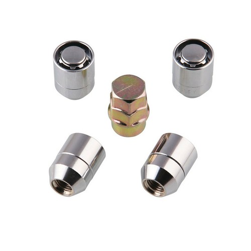 M12x1.5 Alloy Steel Anti Theft Security Lock Nut Wheel Lug Nut 1X Key 4X Locks - Picture 10 of 12