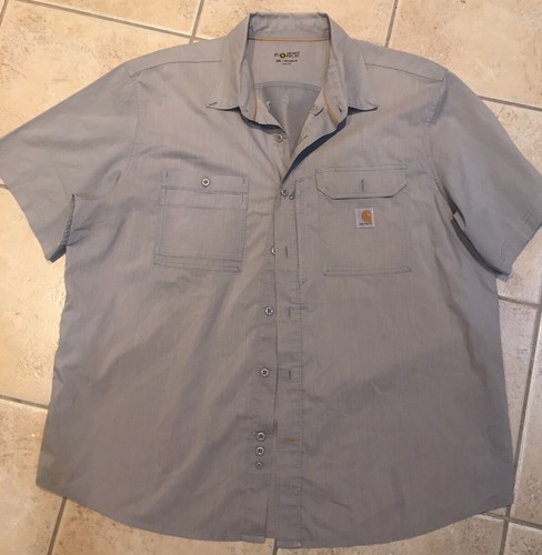 carhartt force button down shirts