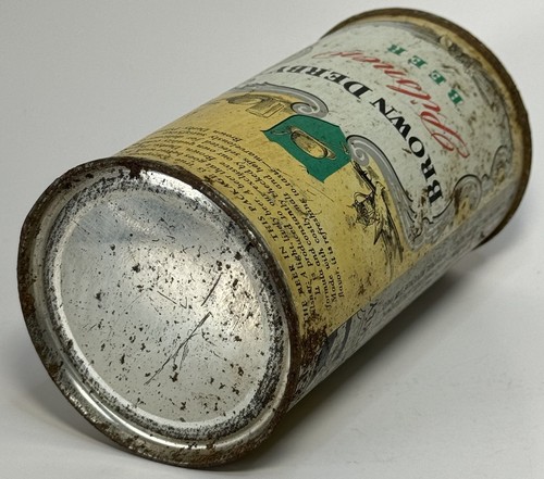 IRTP Brown Derby Pilsner Opening Instruction 12 Oz EMPTY Flat Top Beer Can - Picture 5 of 6