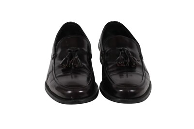 Prada Mens Tassel Loafers Size US 9.5 UK 8.5 Burgundy Red  display picture 3