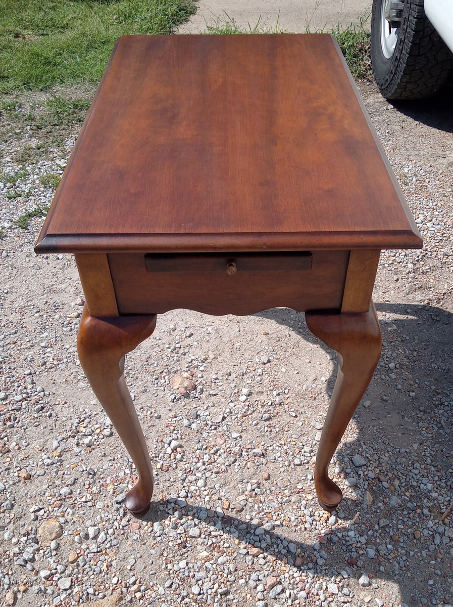 Mid Century Solid Cherry Tea Table / Side Table (ENT45) | eBay