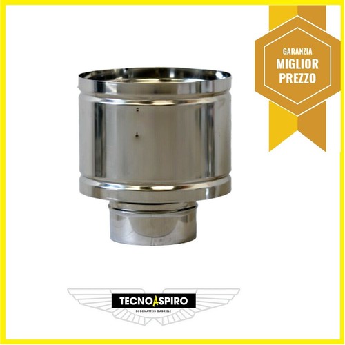Terminale A Botte Antivento Per Fumaiolo - Acciaio Inox 80mm - Foto 3