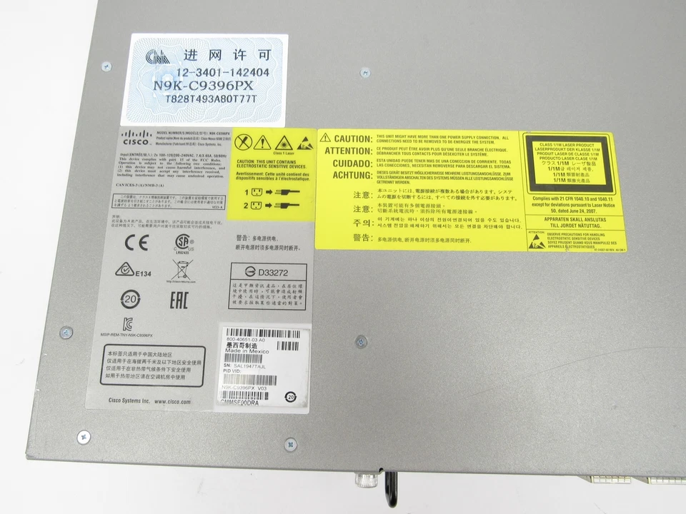 Cisco N9K-C9396PX V03 Module N9K-M12PQ SFP+ QSFP 48p Port & 12p Port 40G - Image 4 of 4