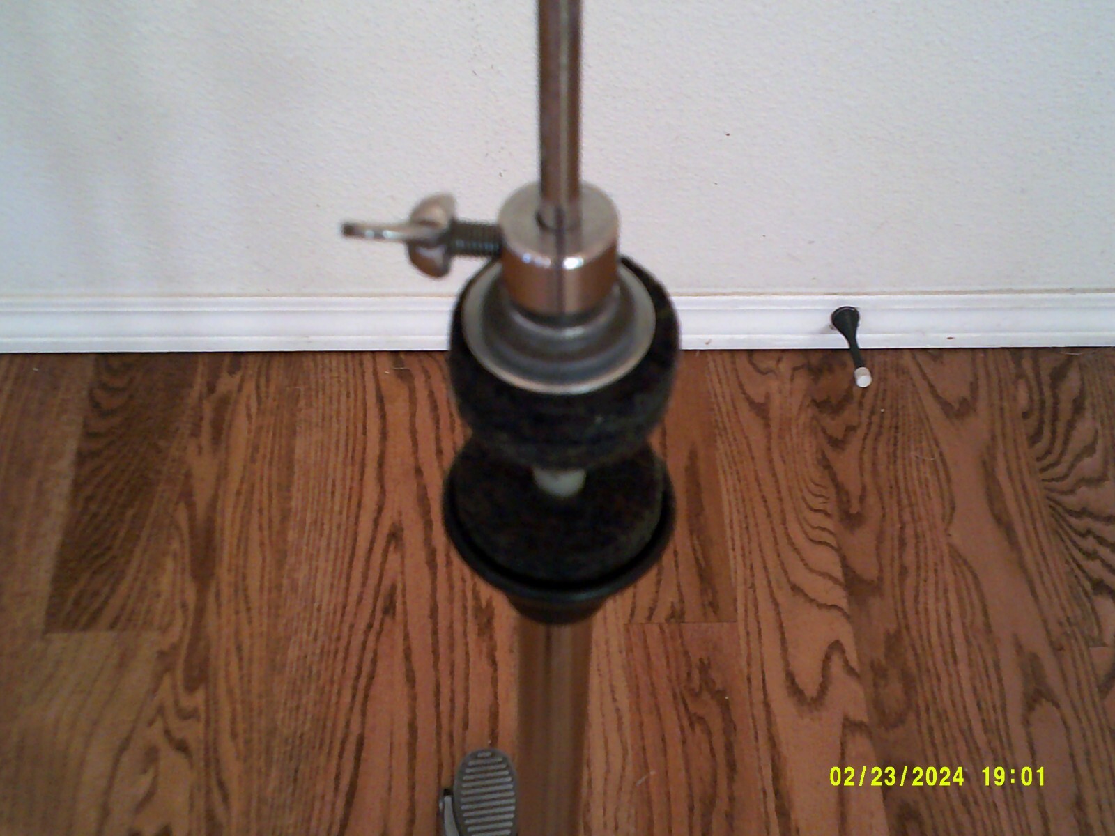 Vintage WFL Ludwig Speed King Hi Hat Stand, Early 1960s, Button Feet