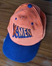 Rare ANNCO X-Men 1993 Snapback Youth Size Hat Cap Marvel Comics Orange Purple