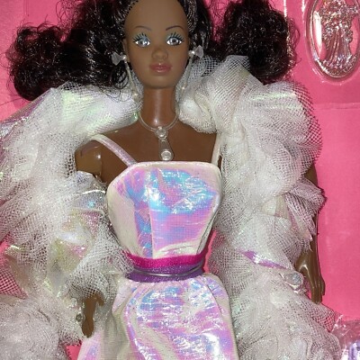 1983 Crystal Barbie Doll African American Mattel 4859 NRFB