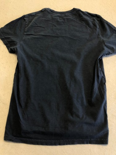 American Eagle T Shirt Mens Large Solid Navy Blue Everyday Casual Layering Tee - Picture 3 of 4
