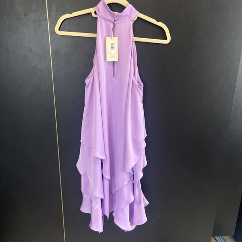 Ramy Brook Exclusive Shaina Dress Color Mosaic Purple Size S Orig $495 - Picture 2 of 16