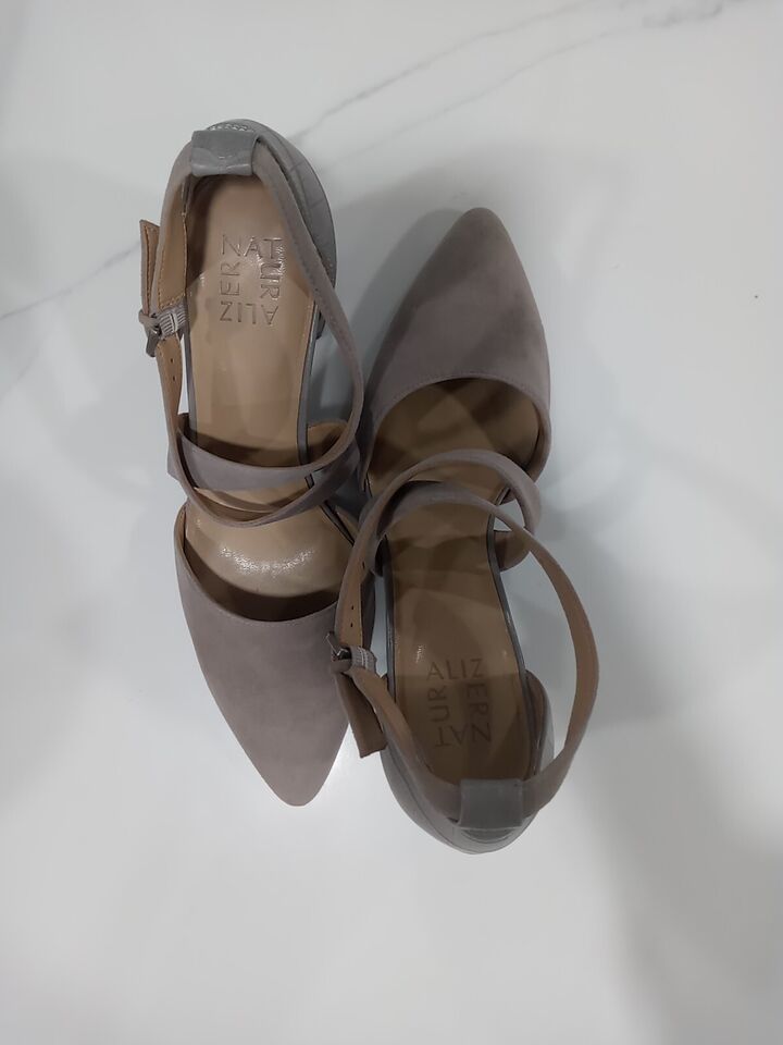 Naturalizer Samosa Strappy Heel Womens Size 9.5 M Gray | eBay