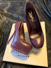 Decolte donna YSL omaggio plateau tacco taglia 7 prezzo originale 795$