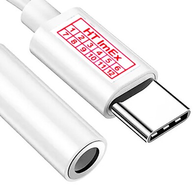 HT-ImEx Adapter Kabel für Honor LG USB-C auf 3,5 mm Klinke Aux Jack Type-c cable