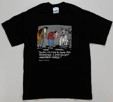 Rare VTG Doctor I Just Bought Another Horse 1997 T Shirt 90s Jared Lee Funnies M