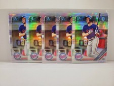 5x NON AUTO 2019 Bowman Draft Chrome 1st Anthony Prato Refractor LOT Rookie RC 2