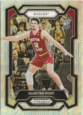 2024 Panini Prizm Quinten Post #73 Silver Prizm SP RC Golden State Warriors