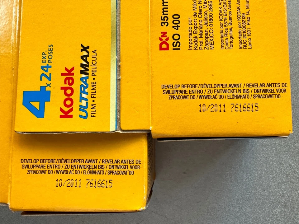 8 Rolls Kodak UltraMax ISO 400 35mm 135/24 Color Film (Two 4-Pack) Expired mp - Image 4 of 4