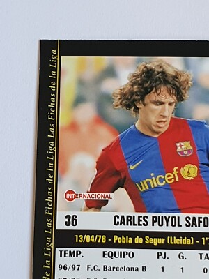 Estadísticas de Carles Puyol Saforcada | FC Barcelona