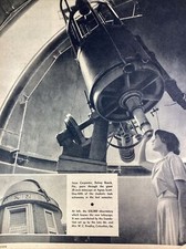 Agnes Scott Telescope Atlanta GA Print Article 1950 AJC Carpenter Delray Messer