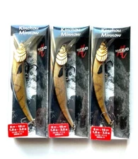 SET OF 3 Matzuo Kinchou Minnow 5/8oz Natural Walleye 6FT-10FT Depth SMCS11-NWLYE