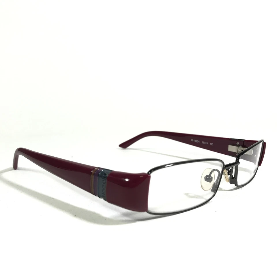 Monturas de gafas Missoni MI10804 gris púrpura rectangulares borde completo 52-16-130 Foto 2 de 4