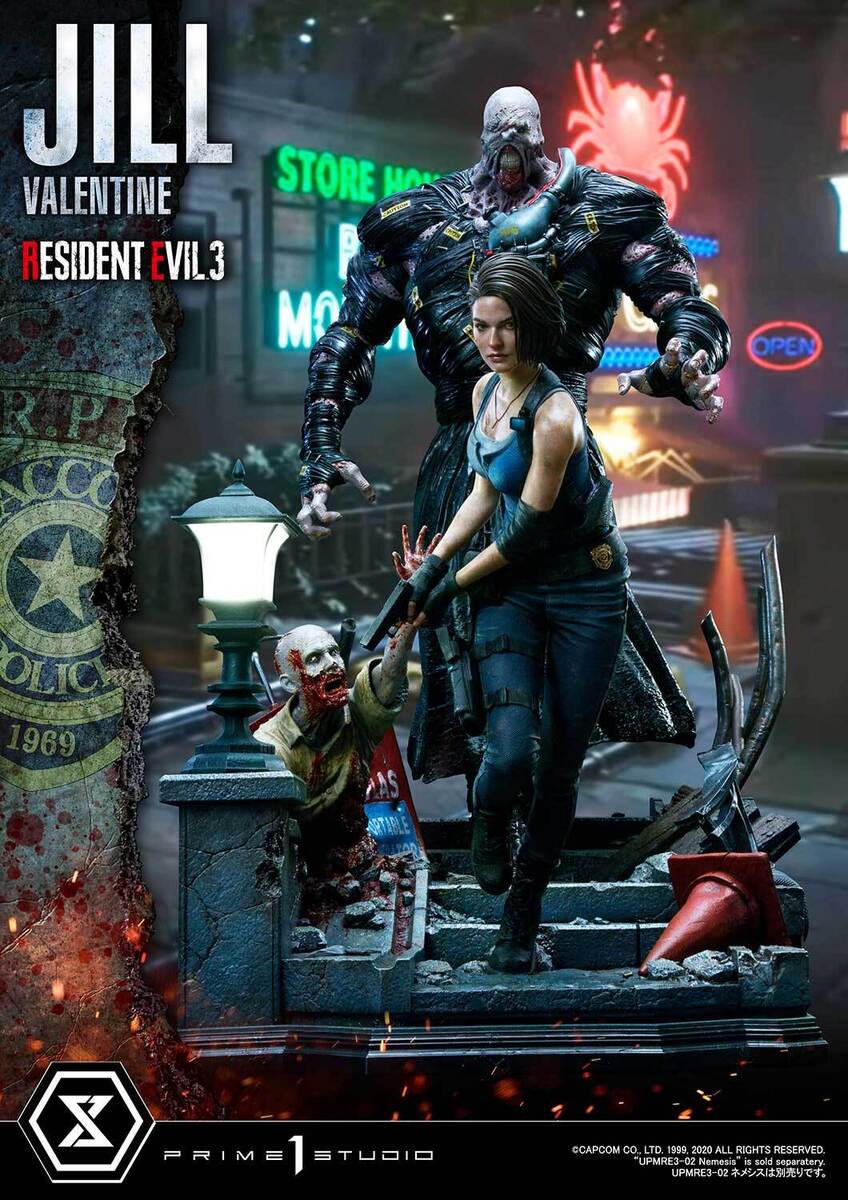 1/4 Quarter Scale Statue: Jill Valentine Resident Evil 3 Statue 1/4 Scale  by Prime 1 Studio