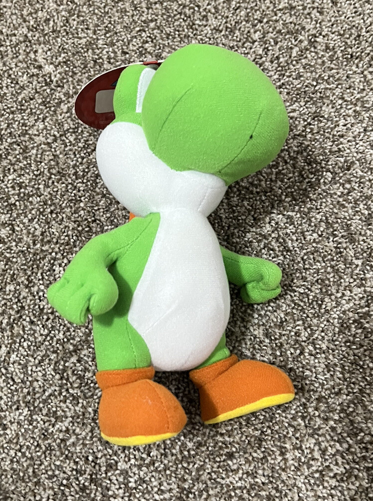 Goldie 2009 Super Mario 6” Plush Yoshi SML SUPER RARE TAGGED NEW