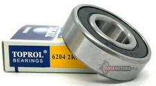 ZEN 6204 2RS Deep Groove Ball Bearing, Rubber Sealed 20x47x14 mm