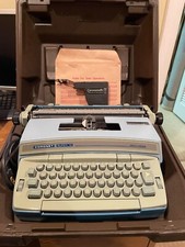 smith corona coronet super 12 electric typewriter with case and cartridges thumbnail